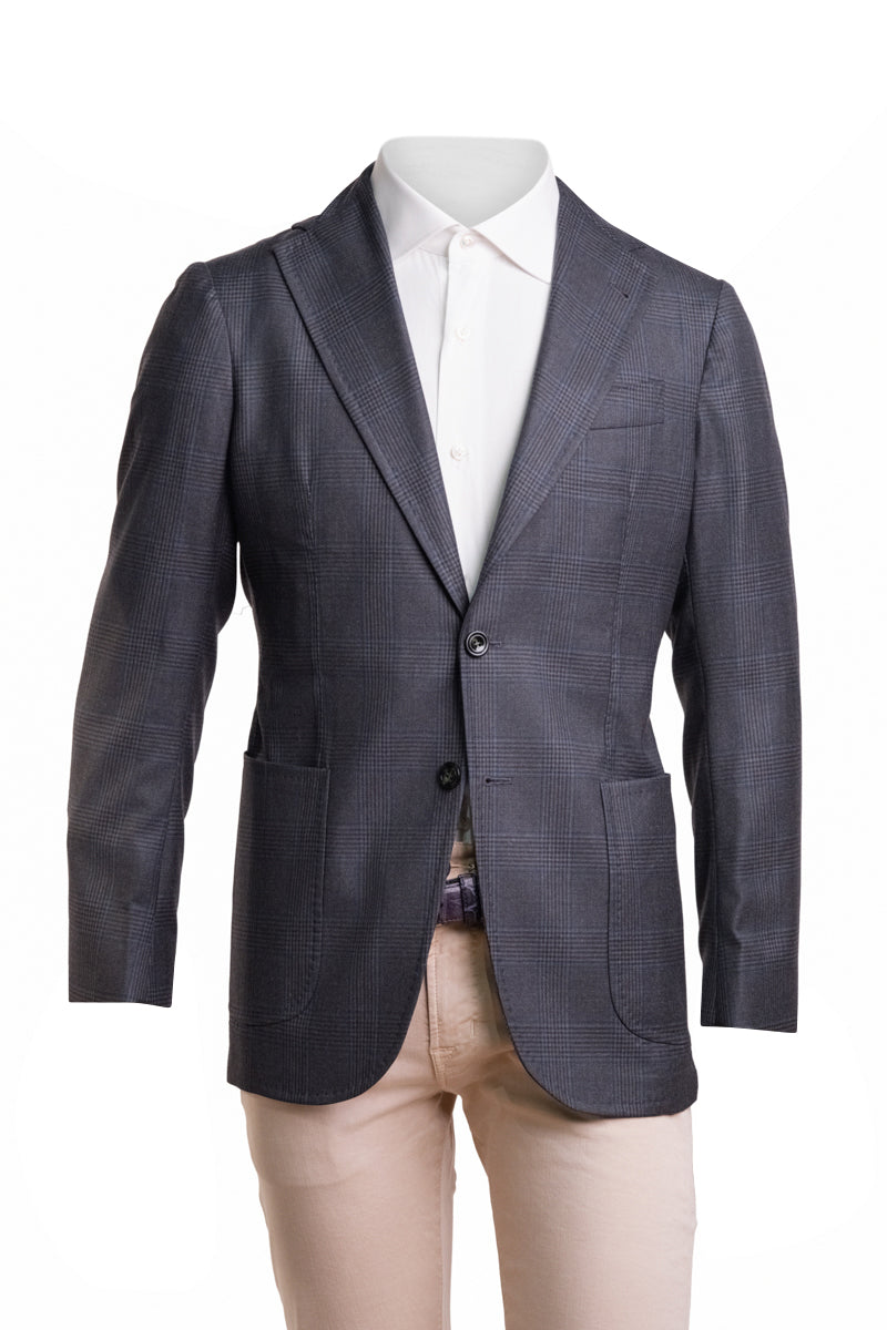 Sartorio Prince of Wales Virgin Wool Sport Jacket