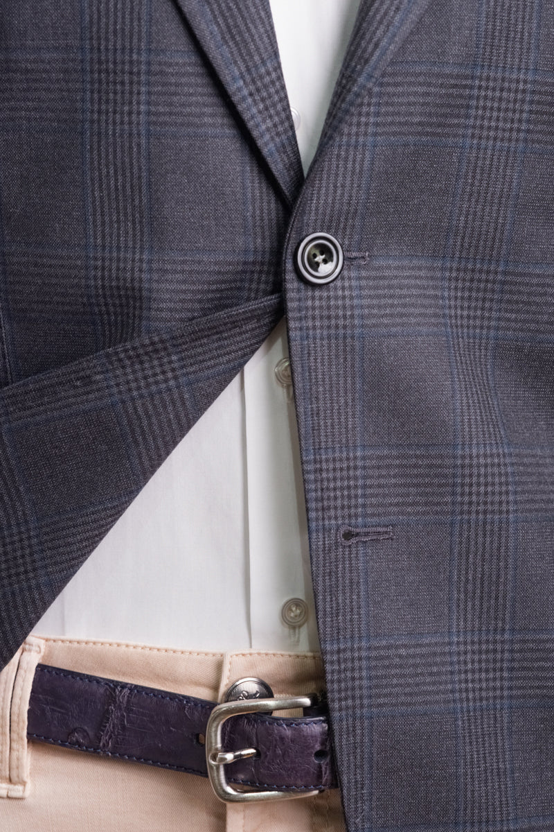 Sartorio Prince of Wales Virgin Wool Sport Jacket