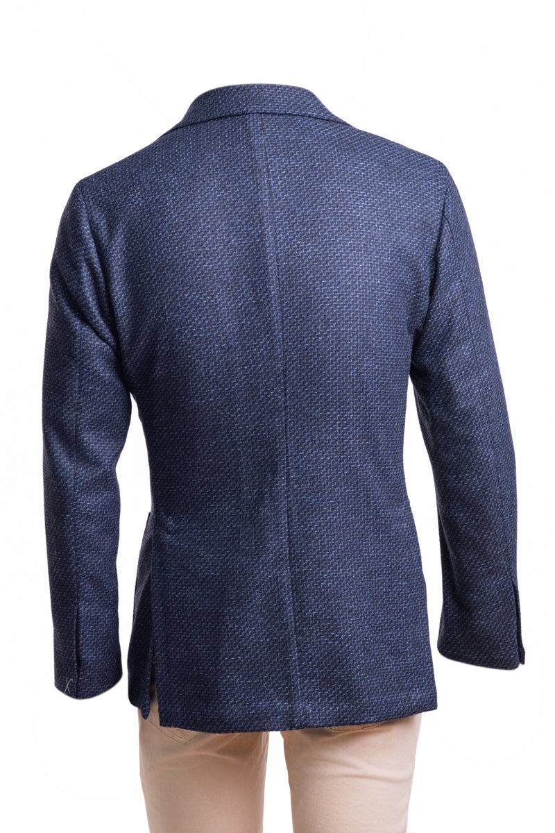 Sartorio Woven Virgin Wool-Cotton-Silk Sport Jacket
