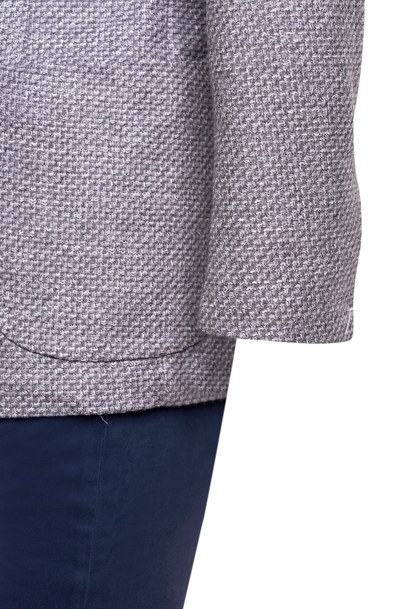 Sartorio Woven Virgin Wool-Cotton-Silk Sport Jacket