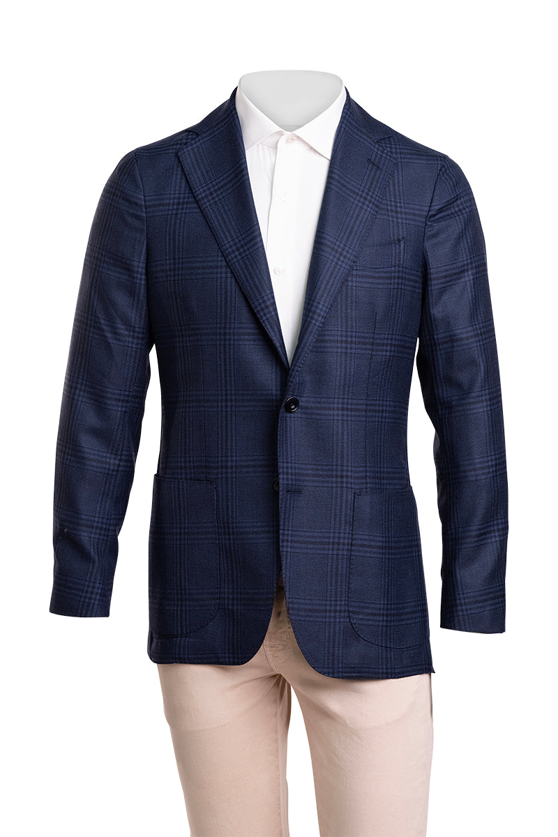 Sartorio Checked Virgin Wool Sport Jacket