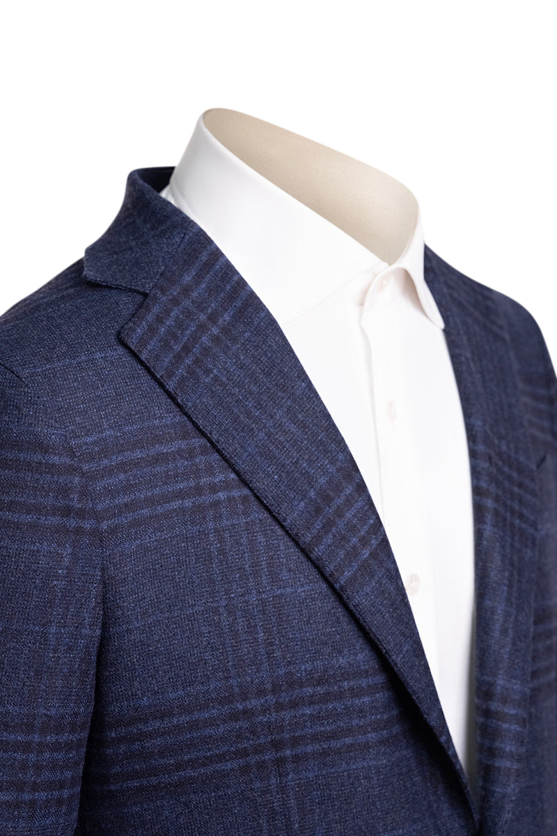 Sartorio Checked Virgin Wool-Cashmere Sport Jacket