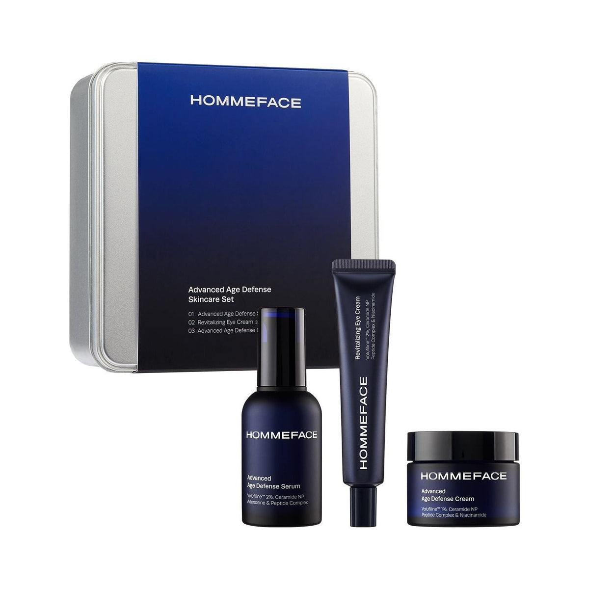 HommeFace Advanced Age Defense Skincare Set