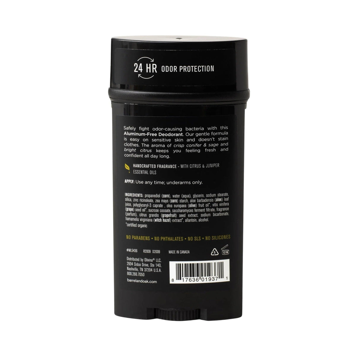 Barrel & Oak Aluminum-Free Deodorant Mountain Sage