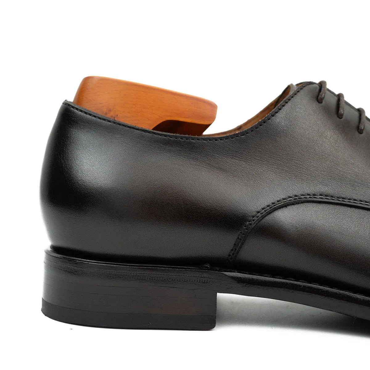 Goodyear Handmade Leather Derby Shoes coffee