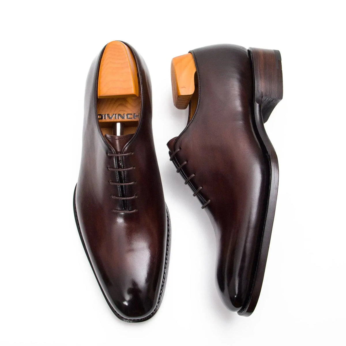 Seamless Goodyear Mens Coffee Oxford Dress Shoes