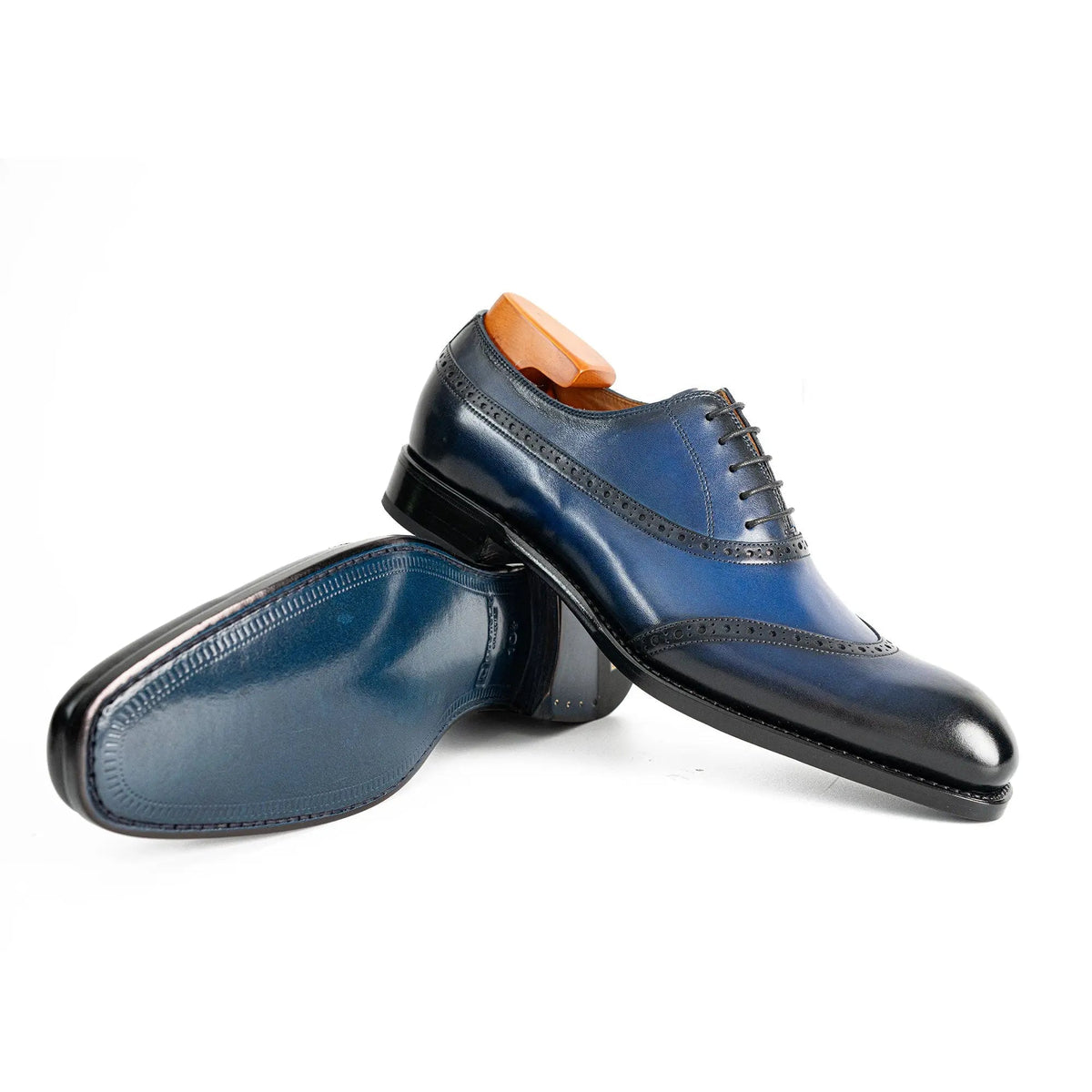 Goodyear blue oxford dress shoes