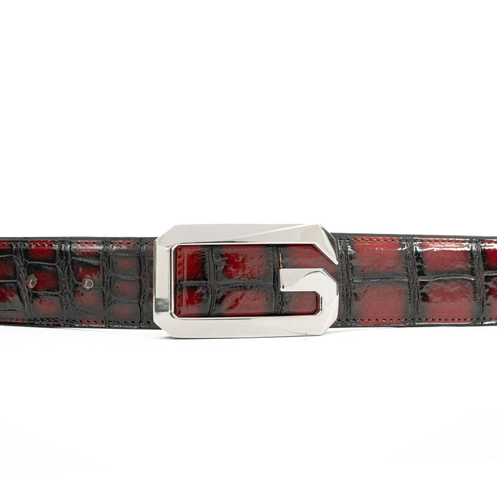 Handcrafted Alligator Leather Belts DVG02