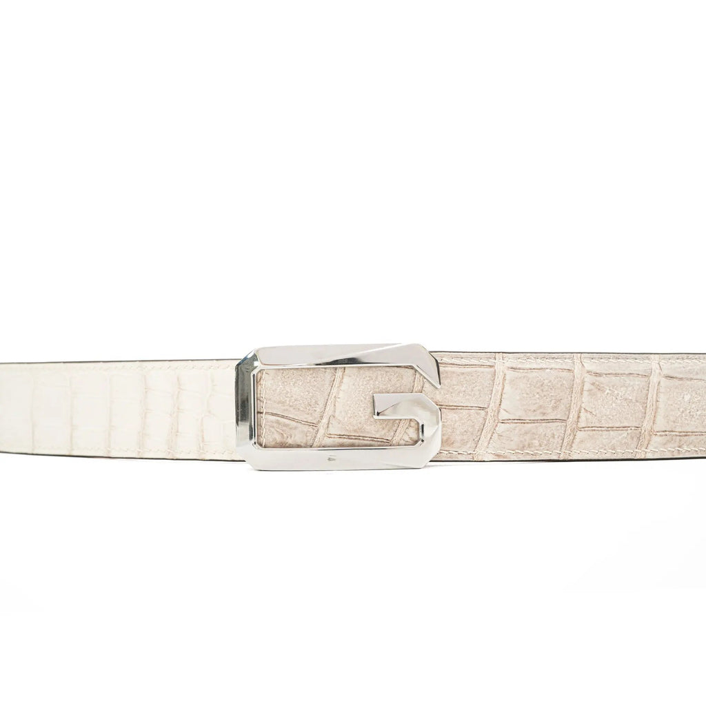 Handcrafted Alligator Leather Belts DVG09