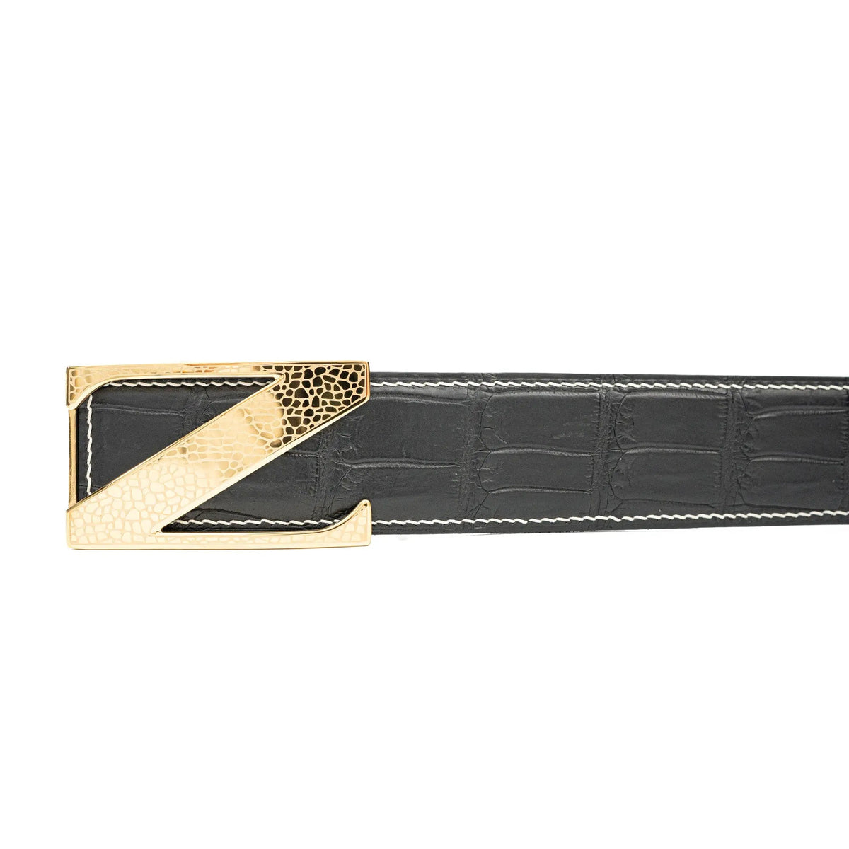 Handcrafted Alligator Leather Belts DVG128