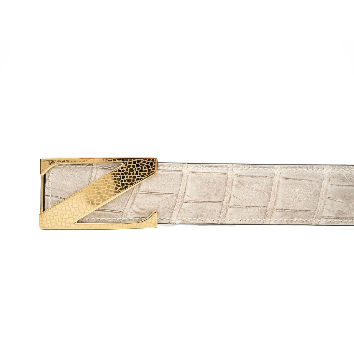 Handcrafted Alligator Leather Belts DVG140