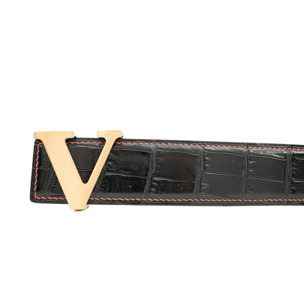 Handcrafted Alligator Leather Belts DVG172
