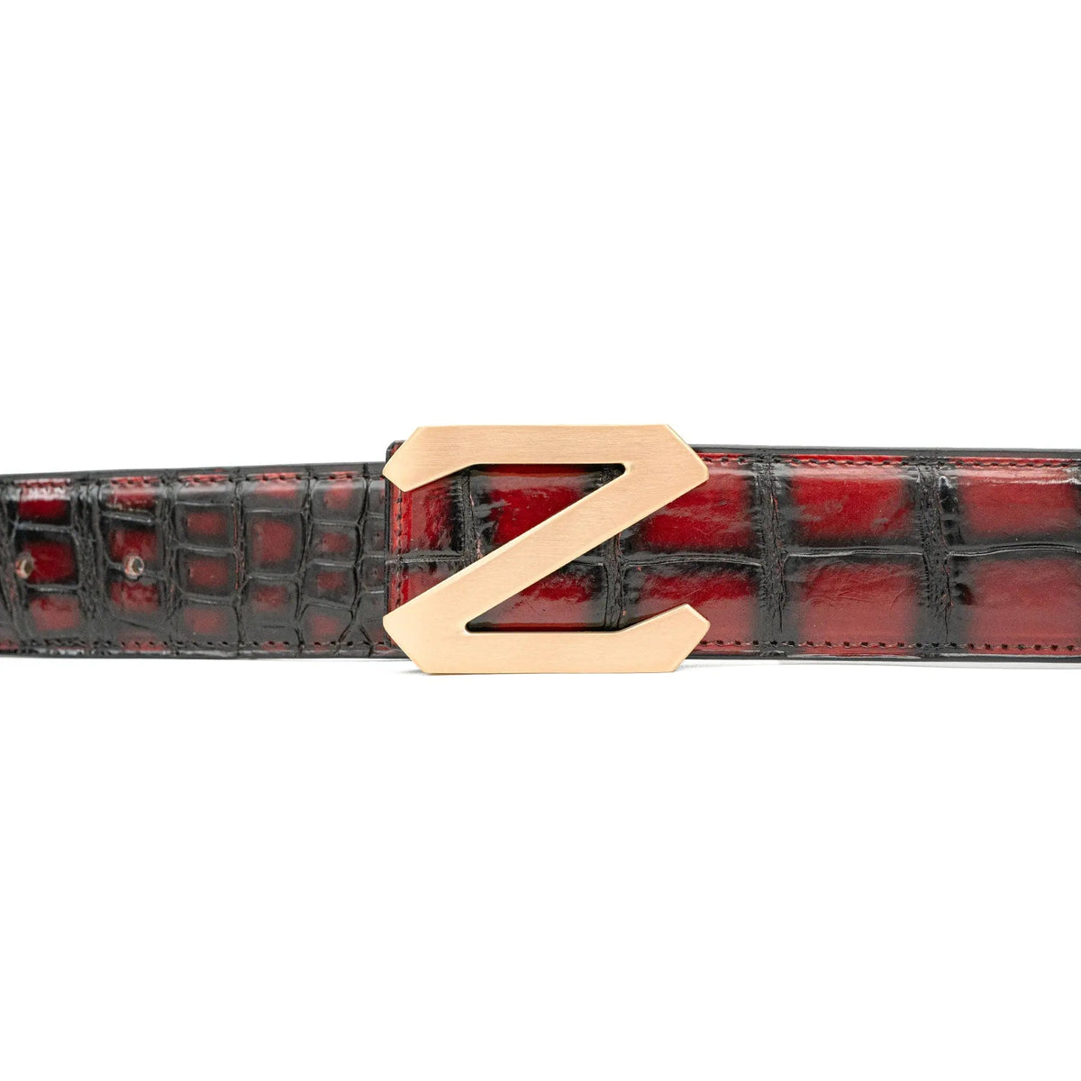 Handcrafted Alligator Leather Belts DVG186