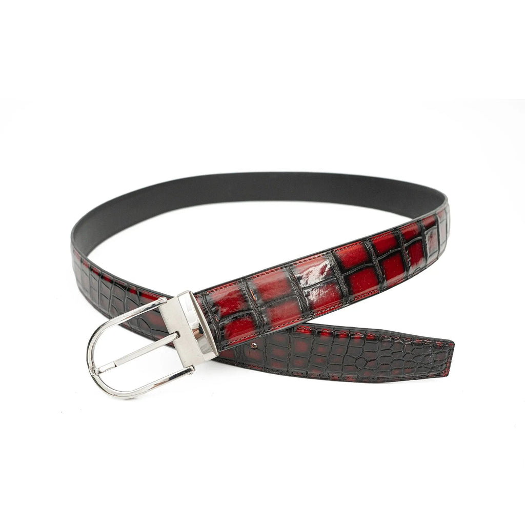 Handcrafted Alligator Leather Belts DVG311