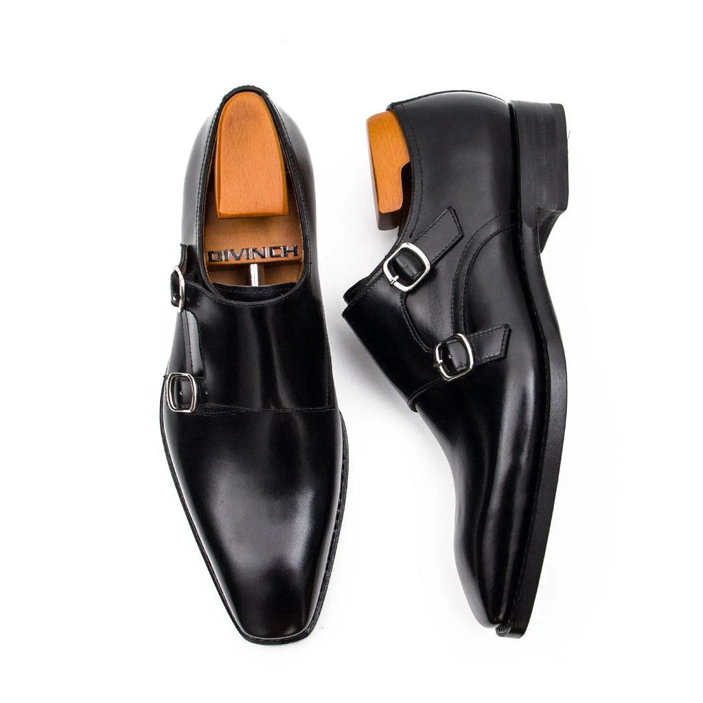 Goodyear Welt Double Monk Shoes