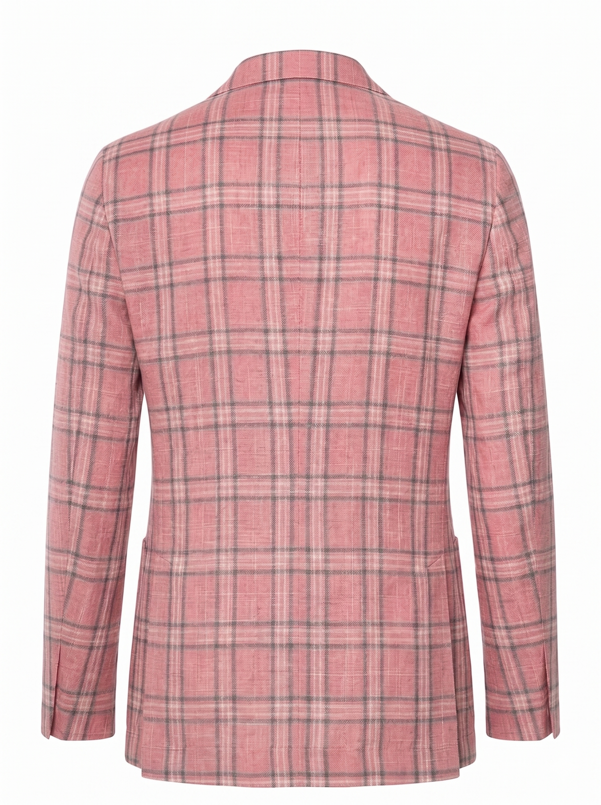 Sartorio Double-Windowpane Virgin Wool-Silk Sport Jacket