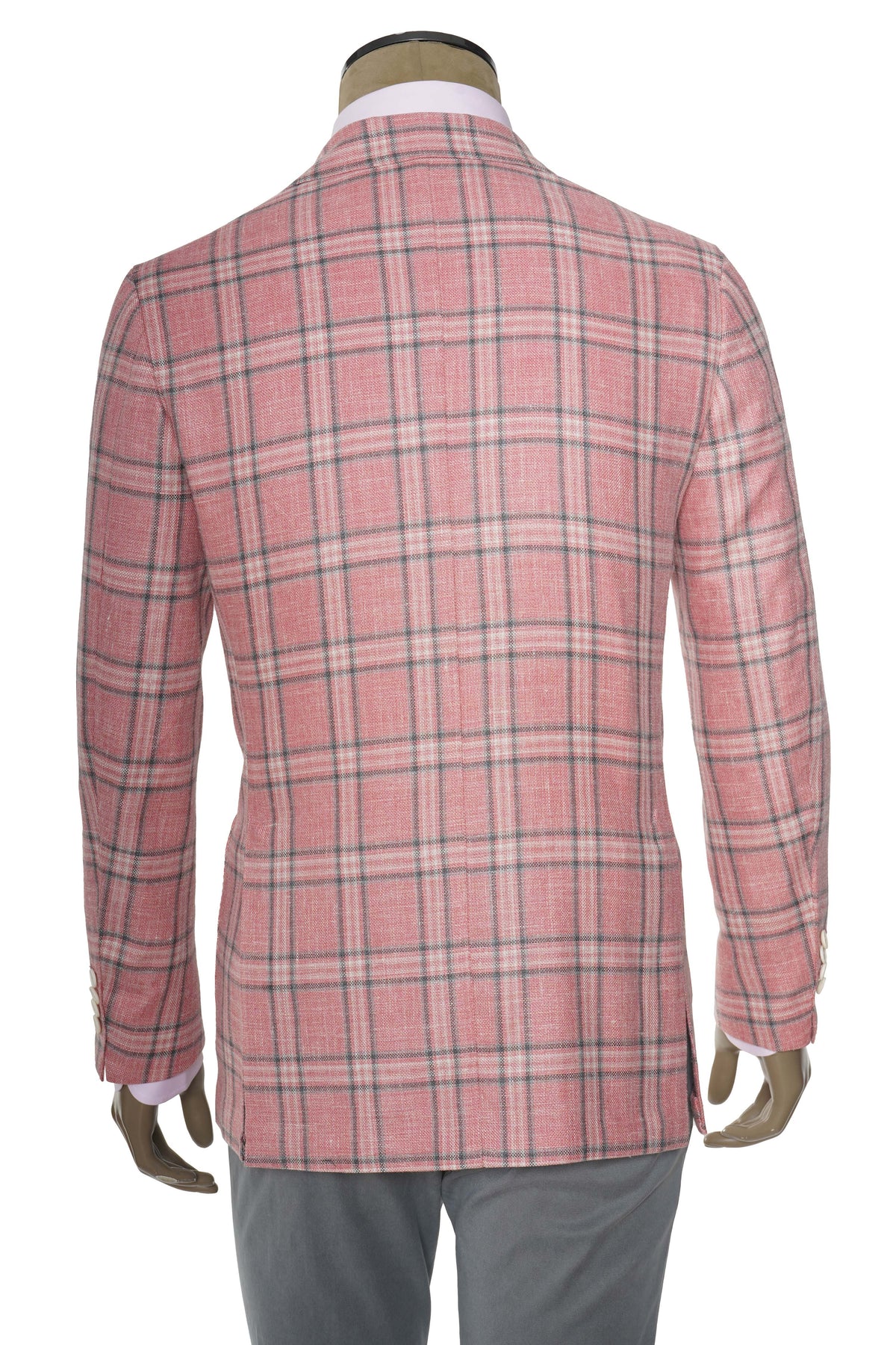 Sartorio Double-Windowpane Virgin Wool-Silk Sport Jacket