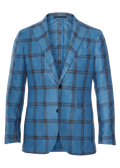 Sartorio Double Windowpane Wool Sport Jacket