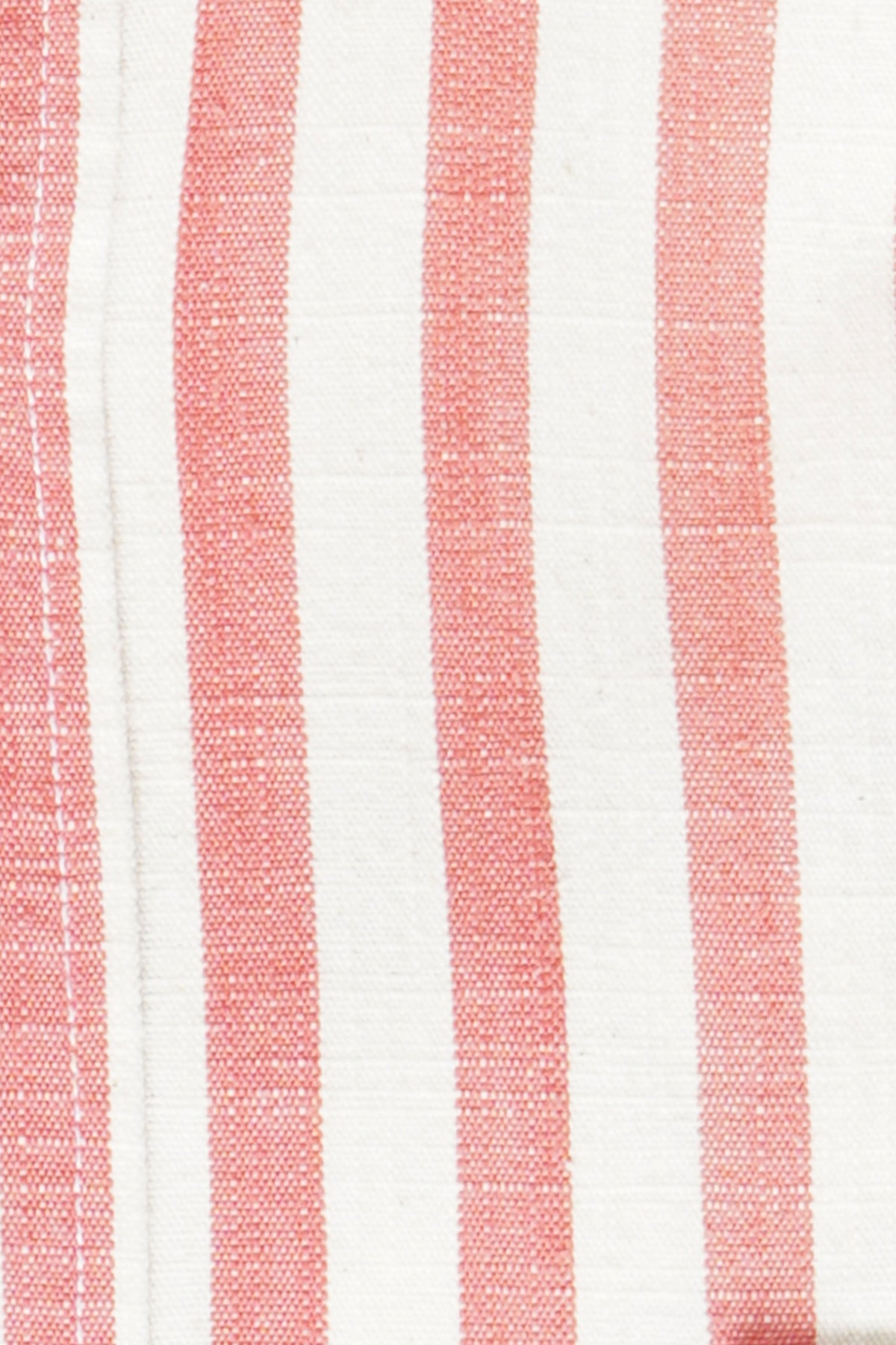 Sartorio Jumbo Pinstripe Denim Snap Button Cotton Overshirt