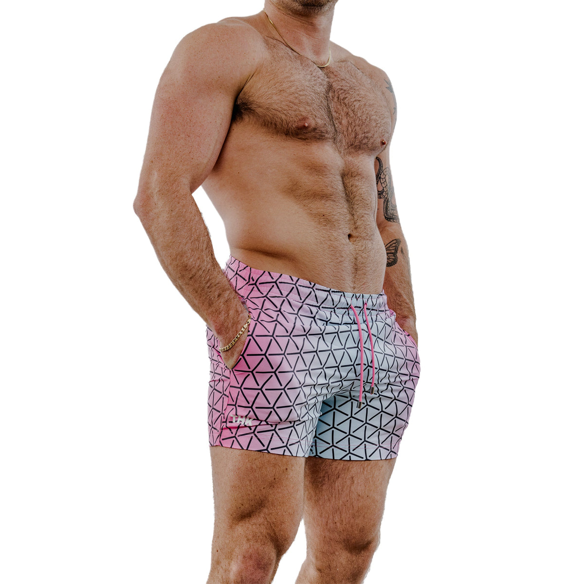Kaleidoscope Swim Gym Short
