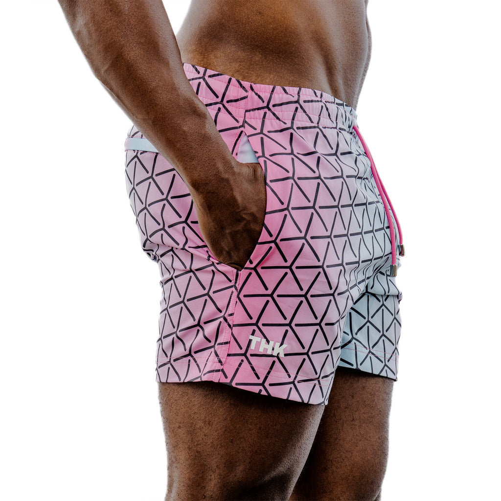 Kaleidoscope Swim Gym Short