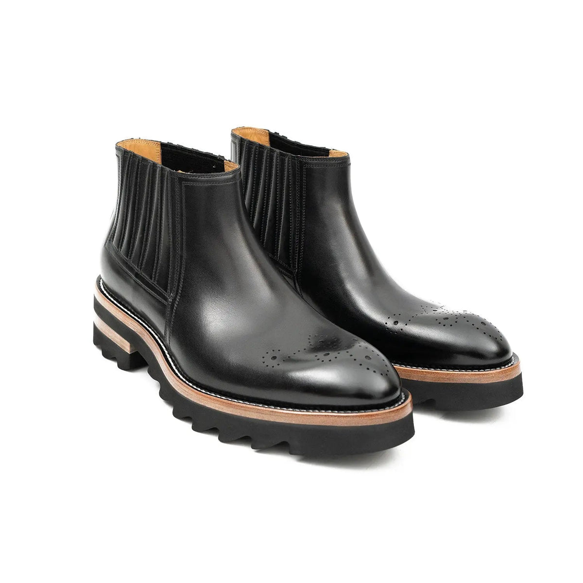 Thick - soled Chelsea Boots Black