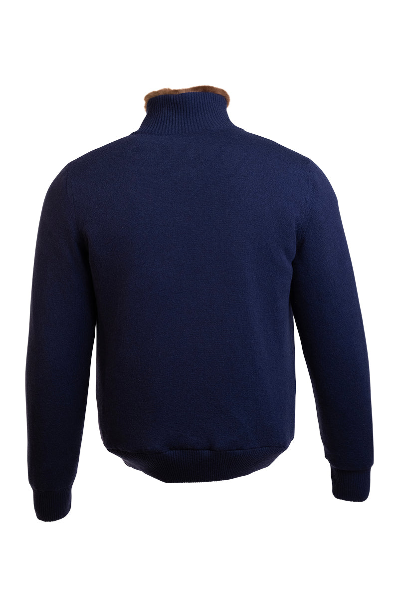 Sartorio Cashmere-Beaver Lined Bomber
