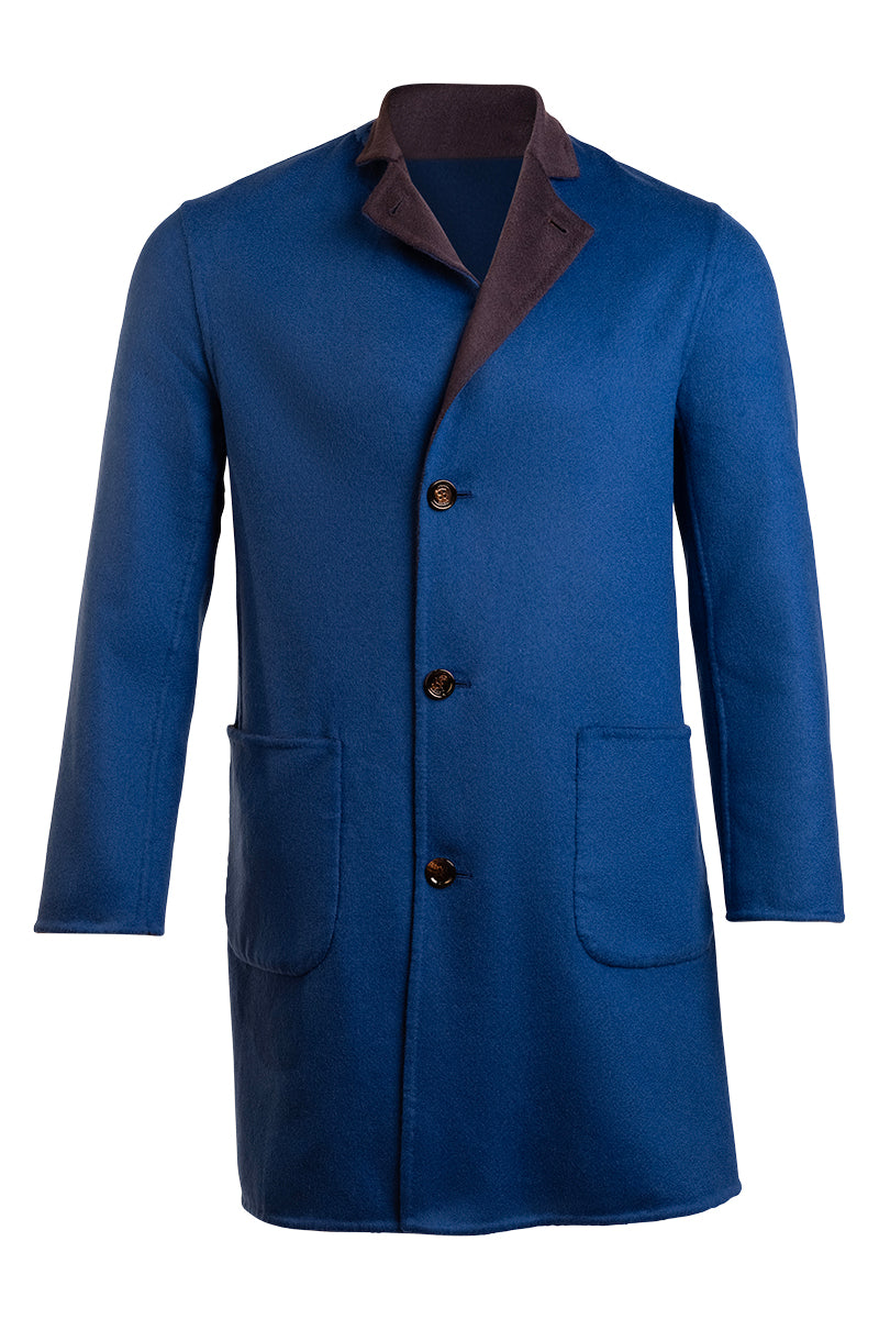 Kired by Kiton PARANA1 Cashmere Reversible Overcoat