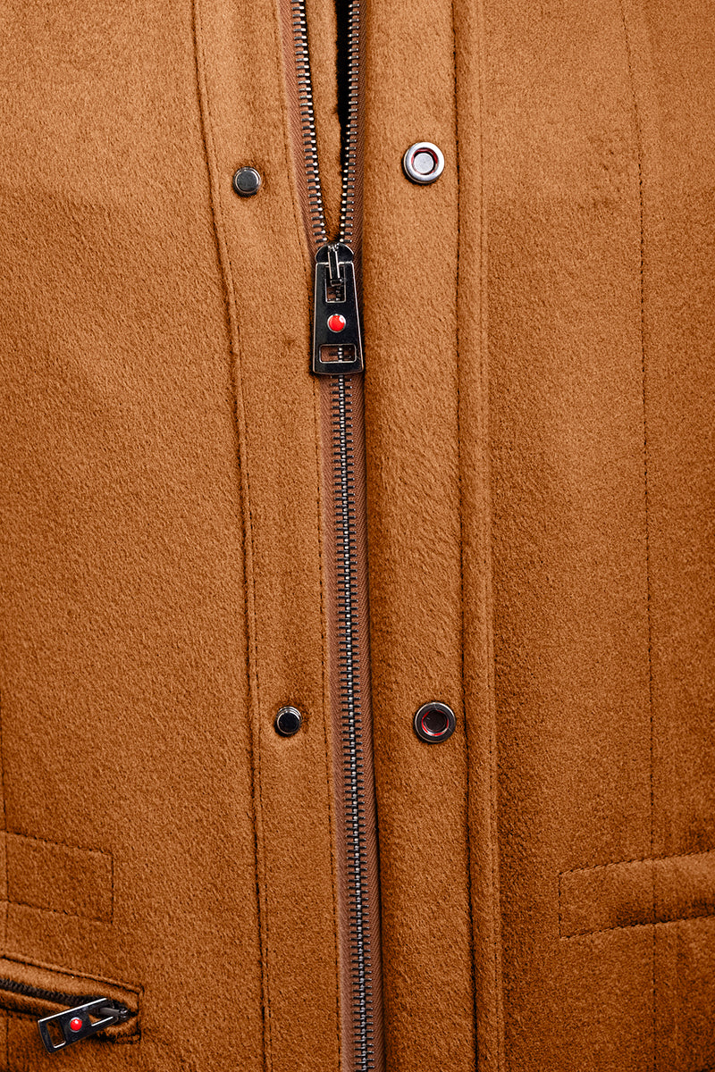 Kired by Kiton KONE Cashmere-Mink Fur Overcoat