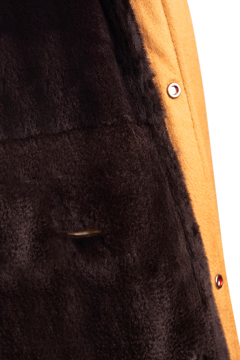 Kired by Kiton KONE Cashmere-Mink Fur Overcoat