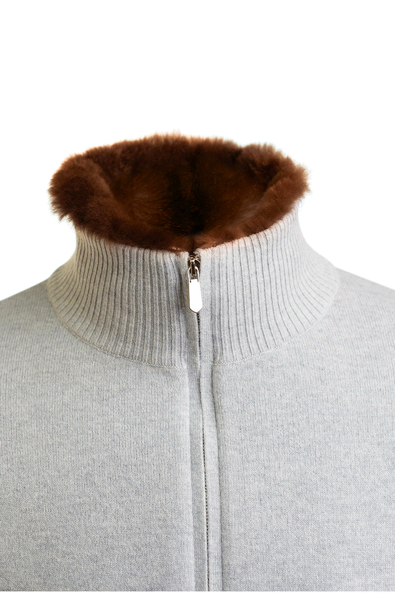 Sartorio Cashmere-Beaver Lined Bomber