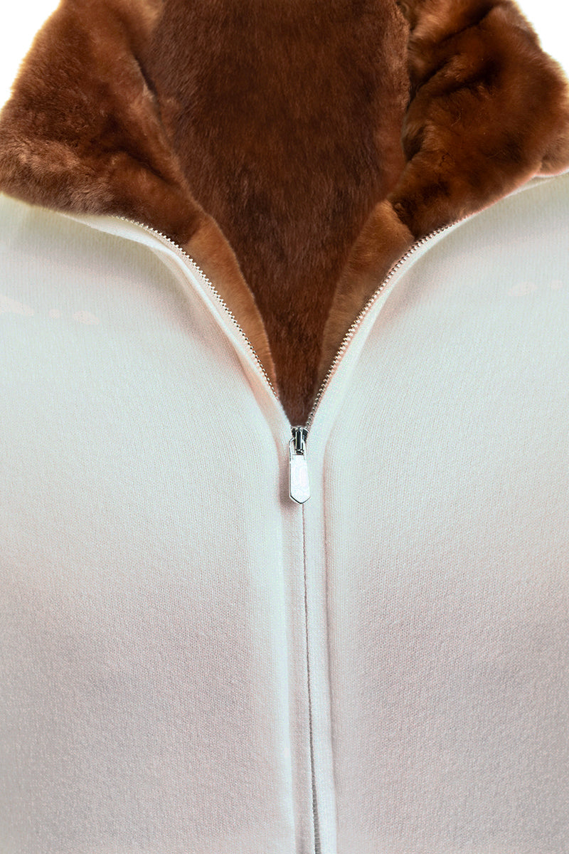 Sartorio Cashmere-Beaver Lined Bomber