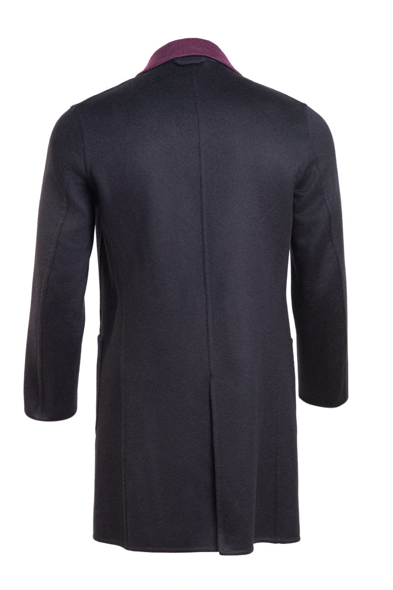 Kired by Kiton PARANA1 Cashmere Reversible Overcoat
