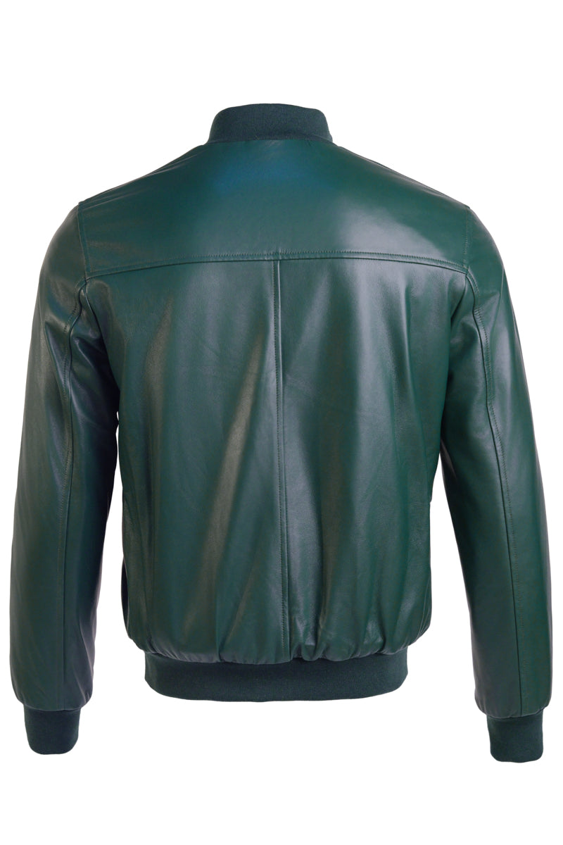 Kired by Kiton INN Lambskin-Virgin Wool Bomber