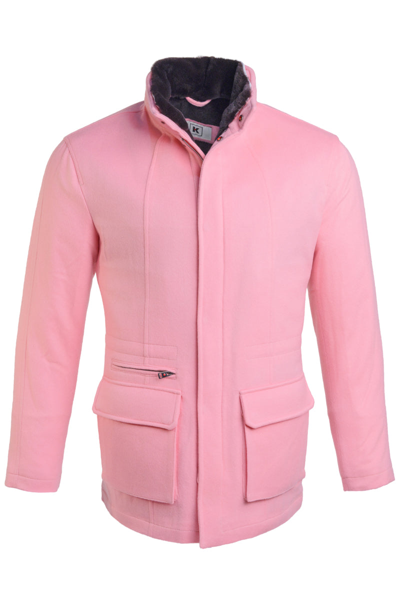 Kired by Kiton KONE Cashmere-Mink Fur Overcoat